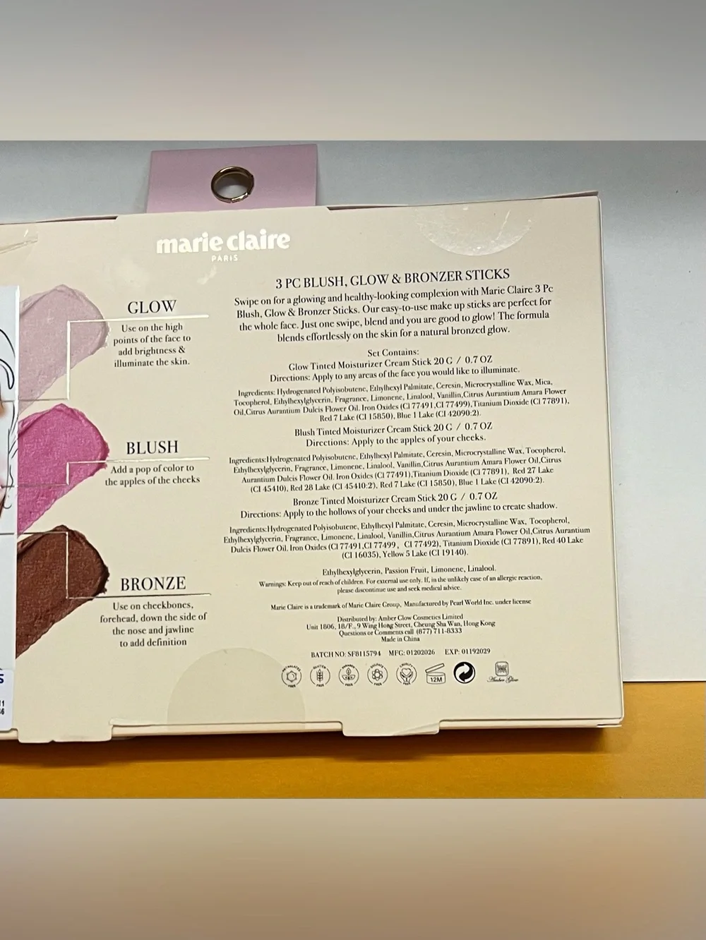 Marie claire piece set